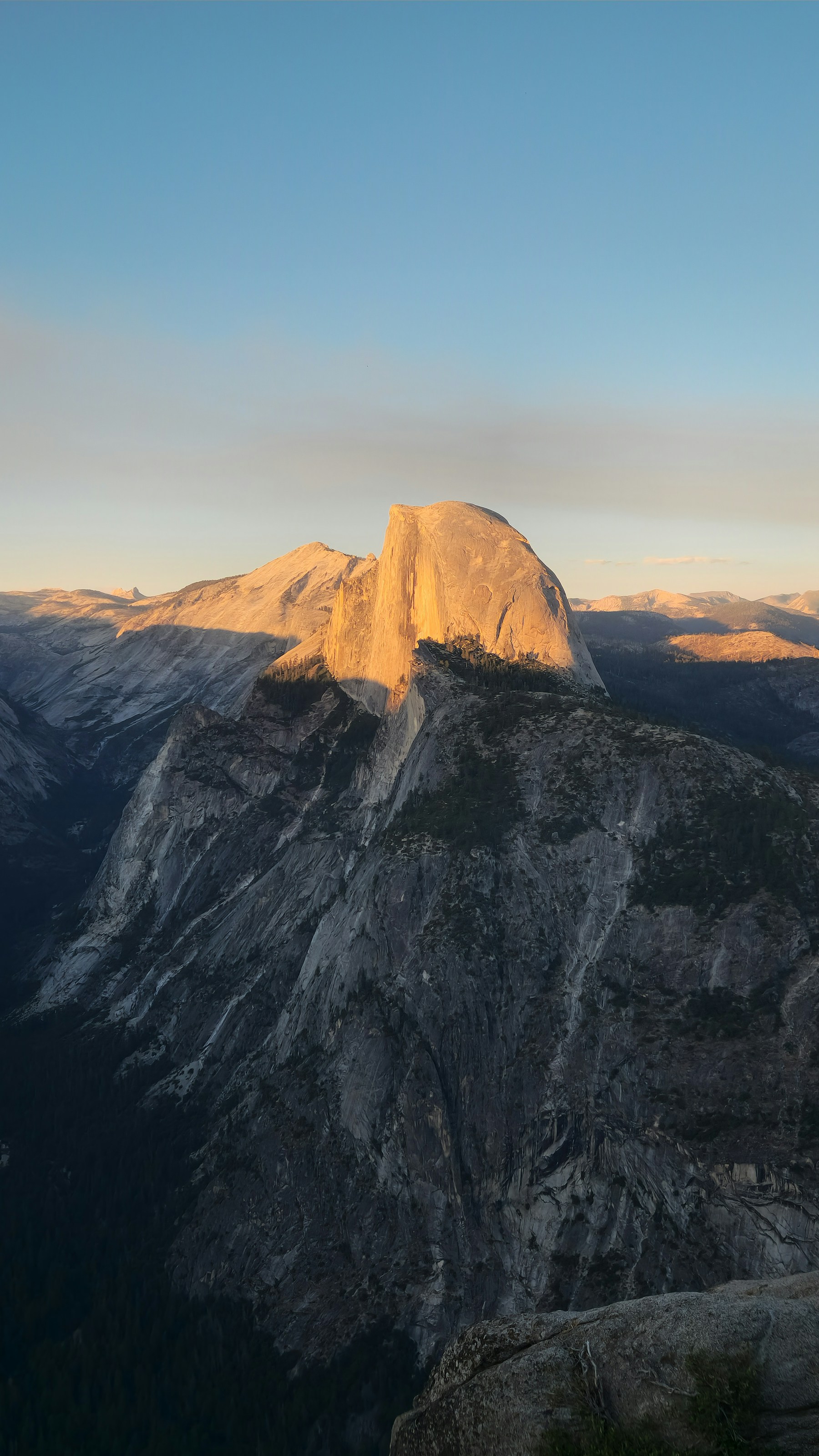 An American ridgeline at last light